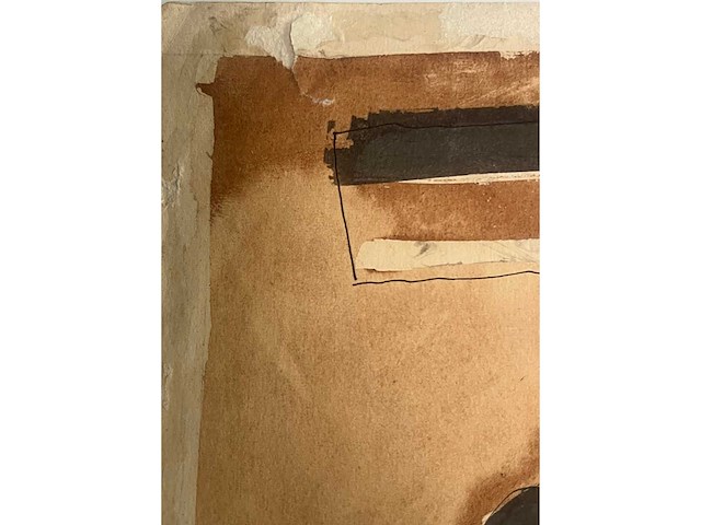 Jeanot bürgi - la crucifixion - aquarel - lage instelprijs - afbeelding 6 van  6