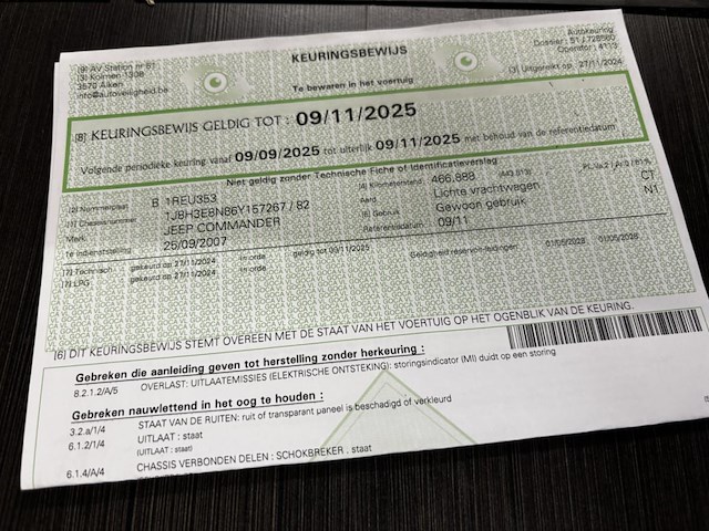 Jeep commander, 2007 - afbeelding 29 van  36