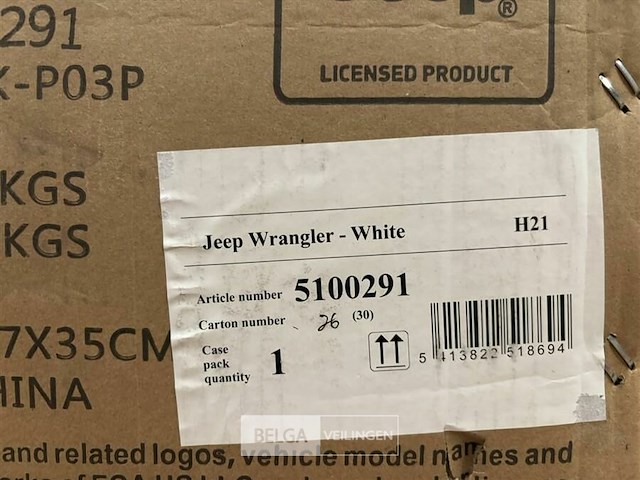 Jeep wrangler white - afbeelding 3 van  3
