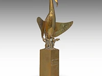 Jef claerhout (1937-2022), 'phoenix', bronze multiple, n° 1/50 26.5 cm. (10.42 in.) - afbeelding 2 van  9