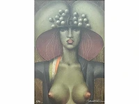Jef van tuerenhout - kleurenlithografie - ingelijst
