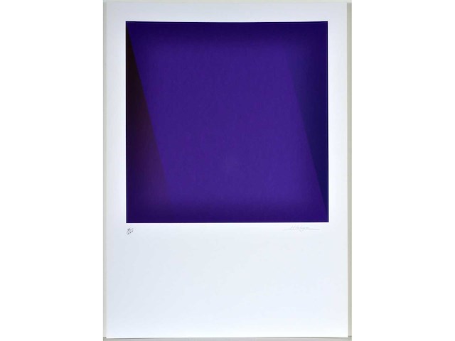 Jef verheyen - geometrisch abstracte compositie - kleurenzeefdruk - afbeelding 2 van  7