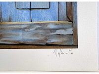 Jef wauters - de rode schoentjes - litho - afbeelding 3 van  6