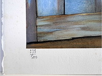 Jef wauters - de rode schoentjes - litho - afbeelding 4 van  6