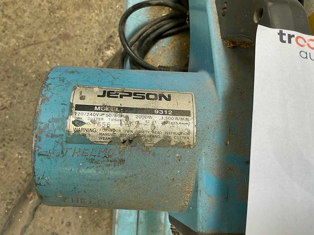 Jepson 9312 afkortcirkelzaagmachine - afbeelding 4 van  4