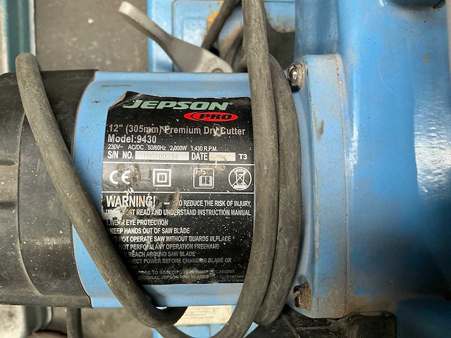 Jepson 9430 afkortcirkelzaagmachine - afbeelding 4 van  4