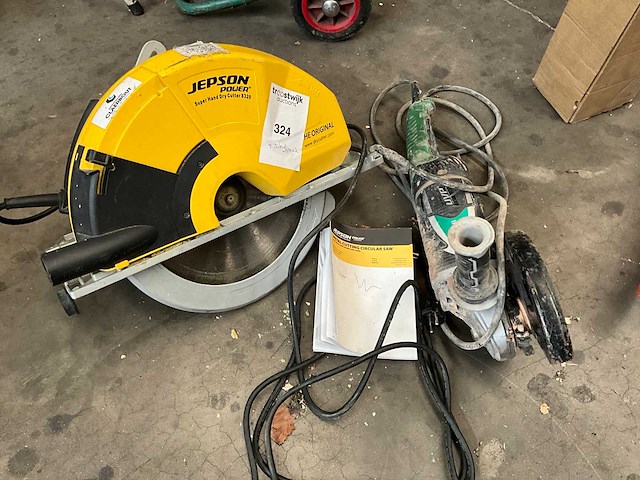 Jepson super hand druk cutter 8320 afkortcirkelzaagmachine - afbeelding 1 van  3