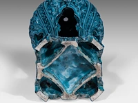 Jérôme massier (1850-1926), a turquoise moorish-inspired jardinière and base 118.5 cm. (46.64 in.) - afbeelding 8 van  10