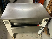 Jeros platenpoetsmachine + rvs trolley’s en bakplaten - afbeelding 2 van  8