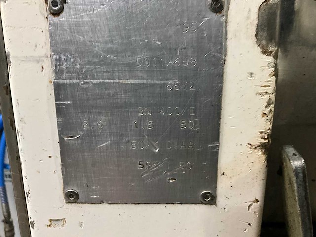 Jeros platenpoetsmachine + rvs trolley’s en bakplaten - afbeelding 7 van  8