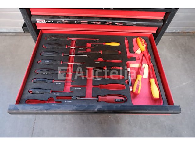 Jet tools tt-272b werkplaatskarretje met gereedschap - afbeelding 4 van  12