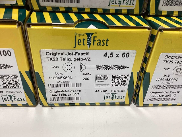 Jetfast schroeven diverse maten 2800 stuks - afbeelding 5 van  7