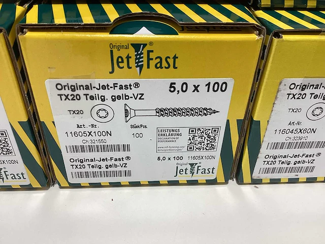 Jetfast schroeven diverse maten 2800 stuks - afbeelding 7 van  7