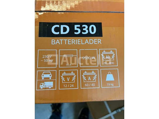 Jettool cd530 acculader 12/24v 16a 9500w - afbeelding 2 van  3