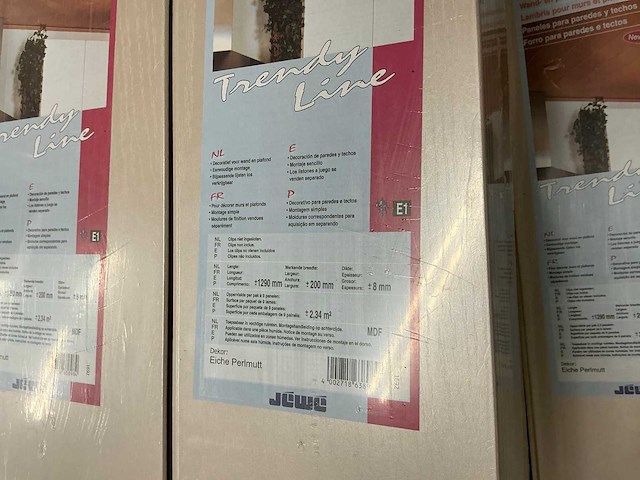 Jéwé trendy line mdf wand -en plafondpanelen 25,74m2 - afbeelding 3 van  3