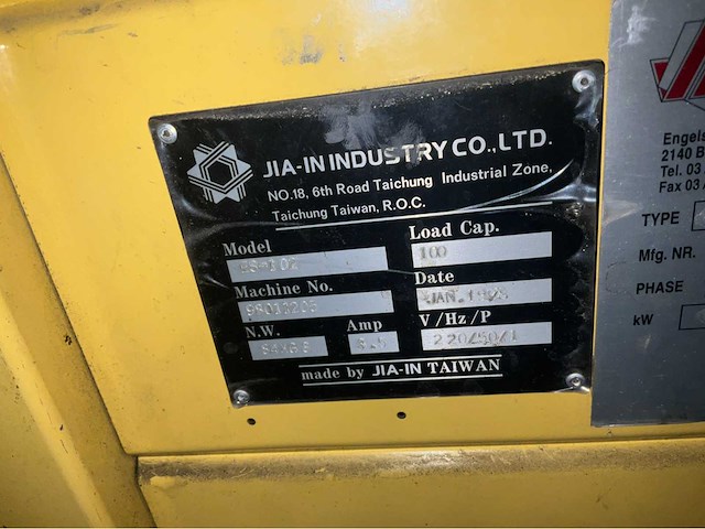 Jia-in es 102 omsnoeringmachine - afbeelding 4 van  4