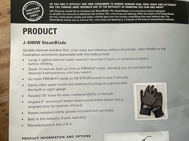 Jiffy portable stemmer j2w flow wrapper - afbeelding 4 van  12