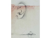 Jim amaral - erotische compositie - gemengde techniek op papier - afbeelding 5 van  6