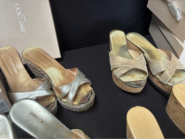 Jimmy choo schoenen maat 38 (gebruikt) (4x) - afbeelding 2 van  2