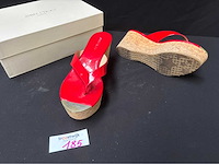 Jimmy choo slipper maat 38 (gebruikt) - afbeelding 1 van  4