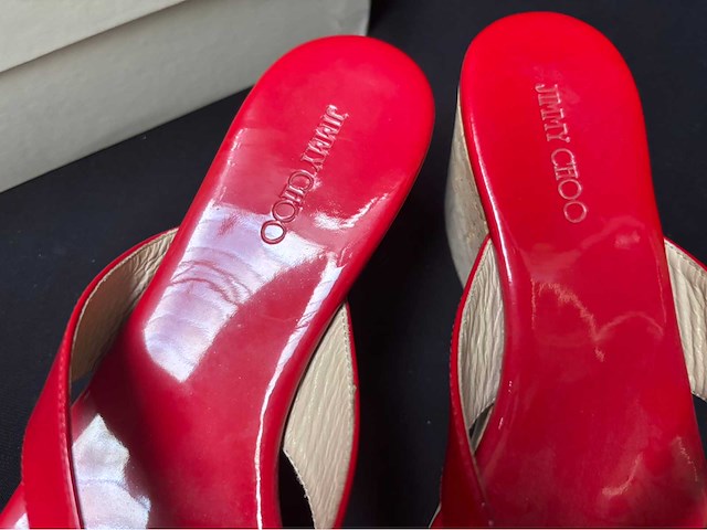 Jimmy choo slipper maat 38 (gebruikt) - afbeelding 3 van  4