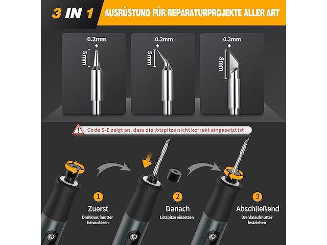 Jindun soldeerboutset - afbeelding 2 van  3
