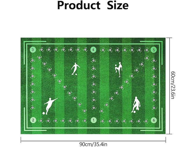 Jintang voetbaltrainingsmat - afbeelding 2 van  4