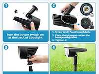 Jior solarlampen voor buiten, 4 stuks - afbeelding 2 van  5