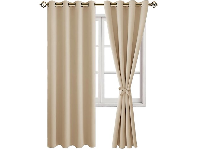 Jiuzhen verduisterende gordijnen (140 x 260 cm) - afbeelding 1 van  4