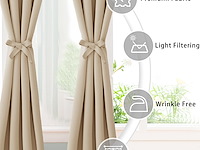 Jiuzhen verduisterende gordijnen (140 x 260 cm) - afbeelding 3 van  4