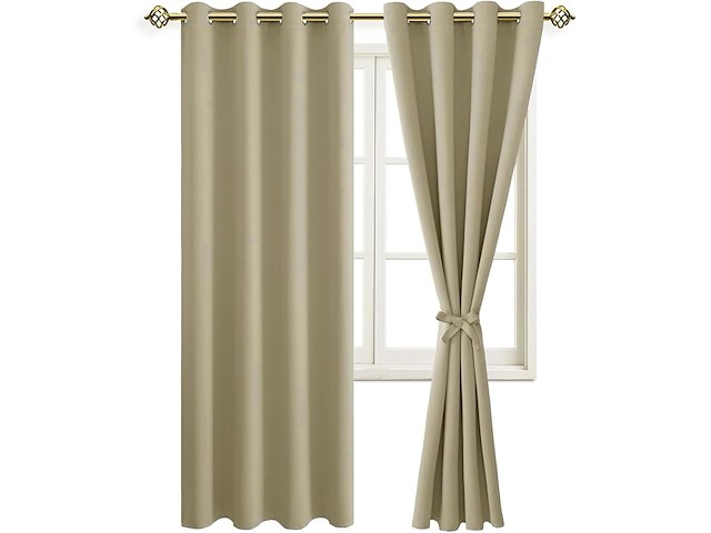 Jiuzhen verduisterende gordijnen (140 x 260 cm) - afbeelding 1 van  4