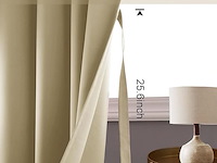 Jiuzhen verduisterende gordijnen (140 x 260 cm) - afbeelding 2 van  4