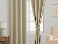 Jiuzhen verduisterende gordijnen (140 x 260 cm) - afbeelding 3 van  4