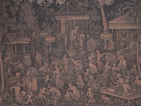 Jiwa kutuh (1963), balinese scene, 2002, acrylic on canvas 60 x 80 cm. (23.62 x 31 1/2 in.), frame: 65 x 85 cm. (25.58 x 33.46 in.)