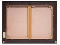 Jiwa kutuh (1963), balinese scene, 2002, acrylic on canvas 60 x 80 cm. (23.62 x 31 1/2 in.), frame: 65 x 85 cm. (25.58 x 33.46 in.) - afbeelding 3 van  6