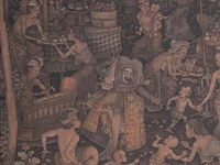 Jiwa kutuh (1963), balinese scene, 2002, acrylic on canvas 60 x 80 cm. (23.62 x 31 1/2 in.), frame: 65 x 85 cm. (25.58 x 33.46 in.) - afbeelding 6 van  6