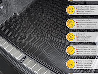 J&j automotive | rubberen kofferbakmat - afbeelding 5 van  5