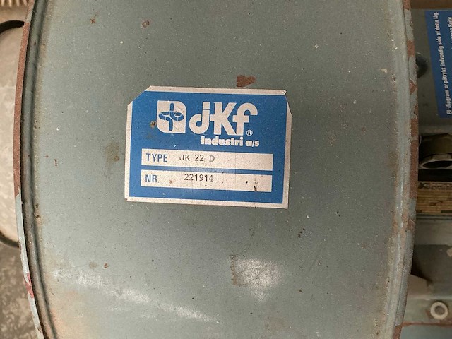 Jkf jk22d mobiele stofafzuiginstallatie - afbeelding 5 van  5