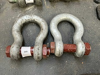 J&l wll55t d sluiting hijsoog (2x) 55ton - afbeelding 1 van  4