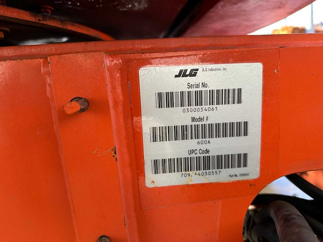 Jlg - 1998 - 600aj - hoogwerker - afbeelding 29 van  49