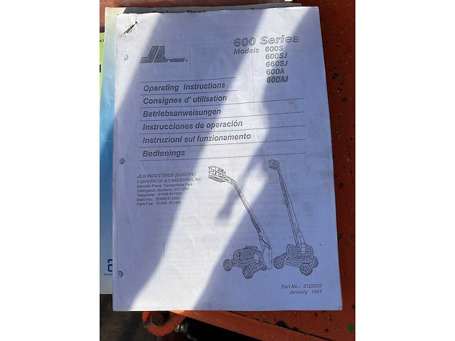 Jlg - 1998 - 600aj - hoogwerker - afbeelding 23 van  49