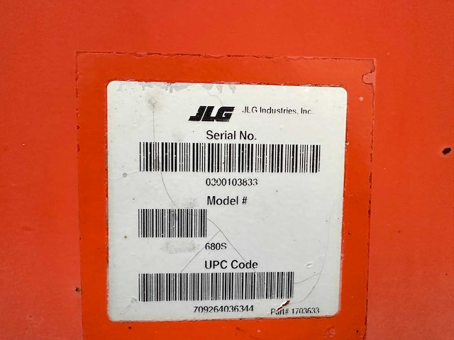 Jlg - 2006 - 680s - hoogwerker - afbeelding 54 van  59