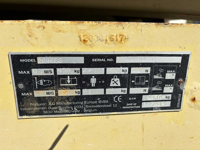 Jlg 2646 es electrische hoogwerker - functioneel - afbeelding 9 van  9