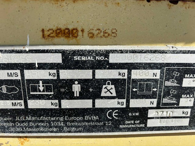 Jlg 2646es hoogwerker - werkend - afbeelding 5 van  6