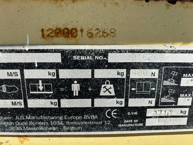 Jlg 2646es hoogwerker - afbeelding 2 van  9
