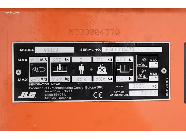 Jlg 460sj - afbeelding 39 van  50
