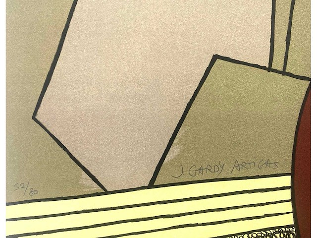 Joan gardy artigas - lot van 3 werken - litho/ ets - afbeelding 14 van  18