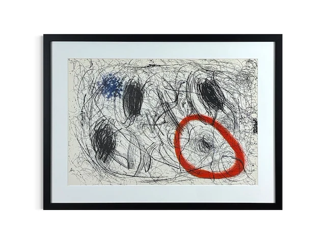 Joan miro - lithografie 1972 - afbeelding 1 van  1
