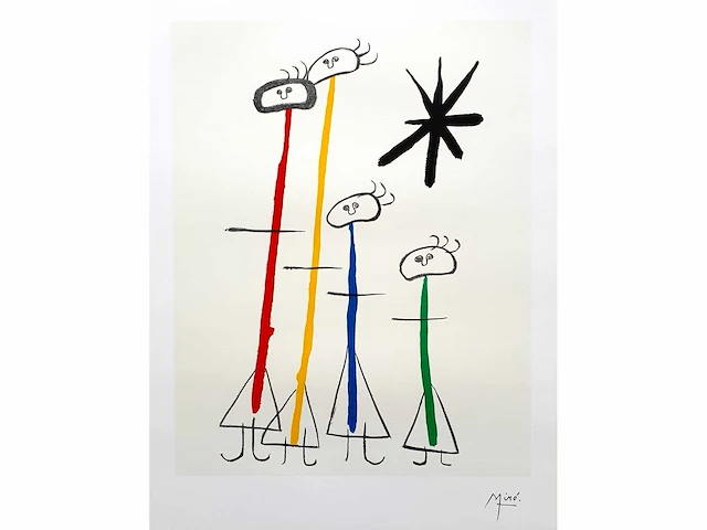 Joan miró - parler seul - offset - afbeelding 5 van  5