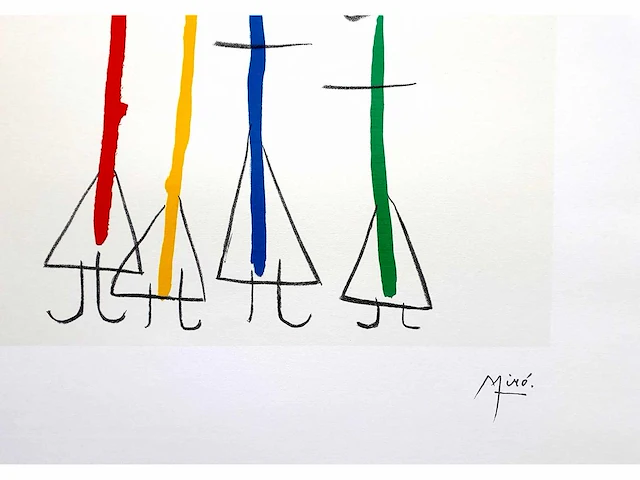 Joan miró - parler seul - offset - afbeelding 2 van  5